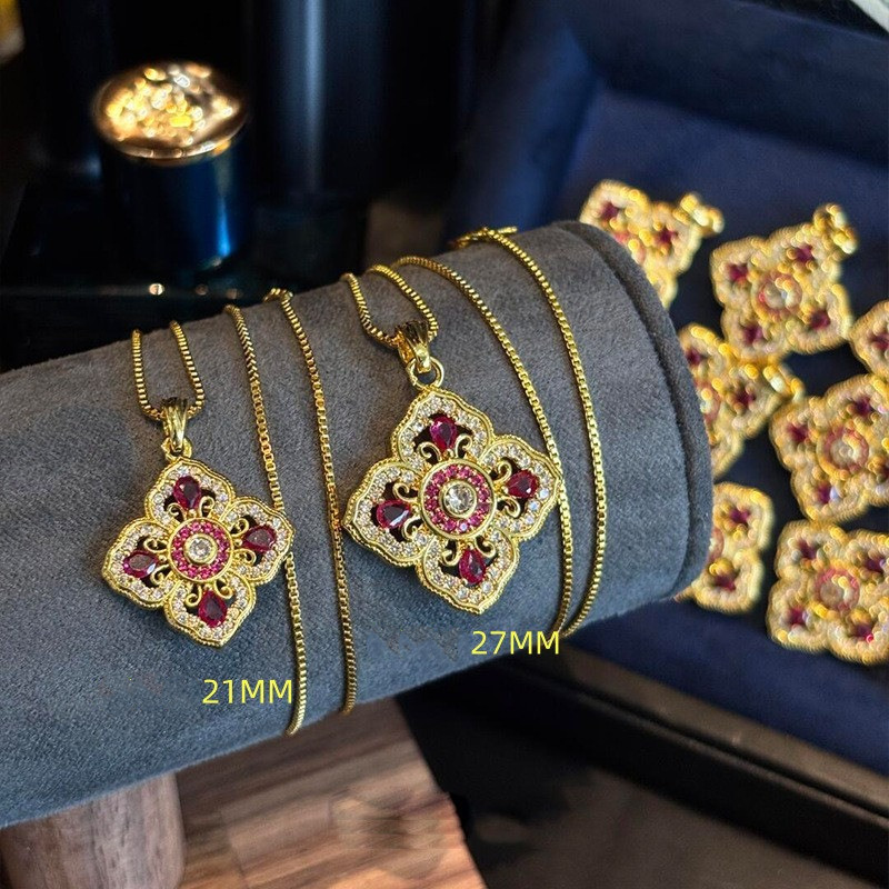 Vintage Luxury Hollow 4 Leaves - Red Clover Flower recensie en prijs