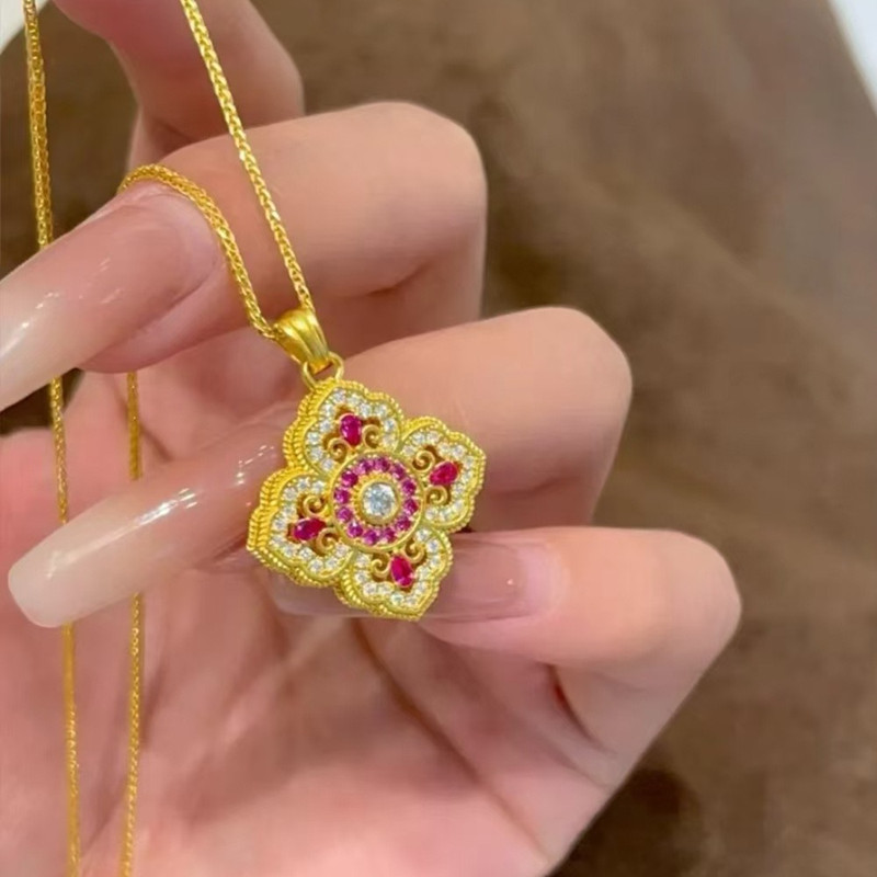 Vintage Luxury Hollow 4 Leaves - Red Clover Flower recensie en prijs