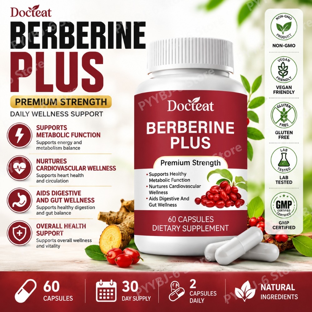 Berberine Plus Supplement 60Ca - Herbal And Wellness recensie en prijs