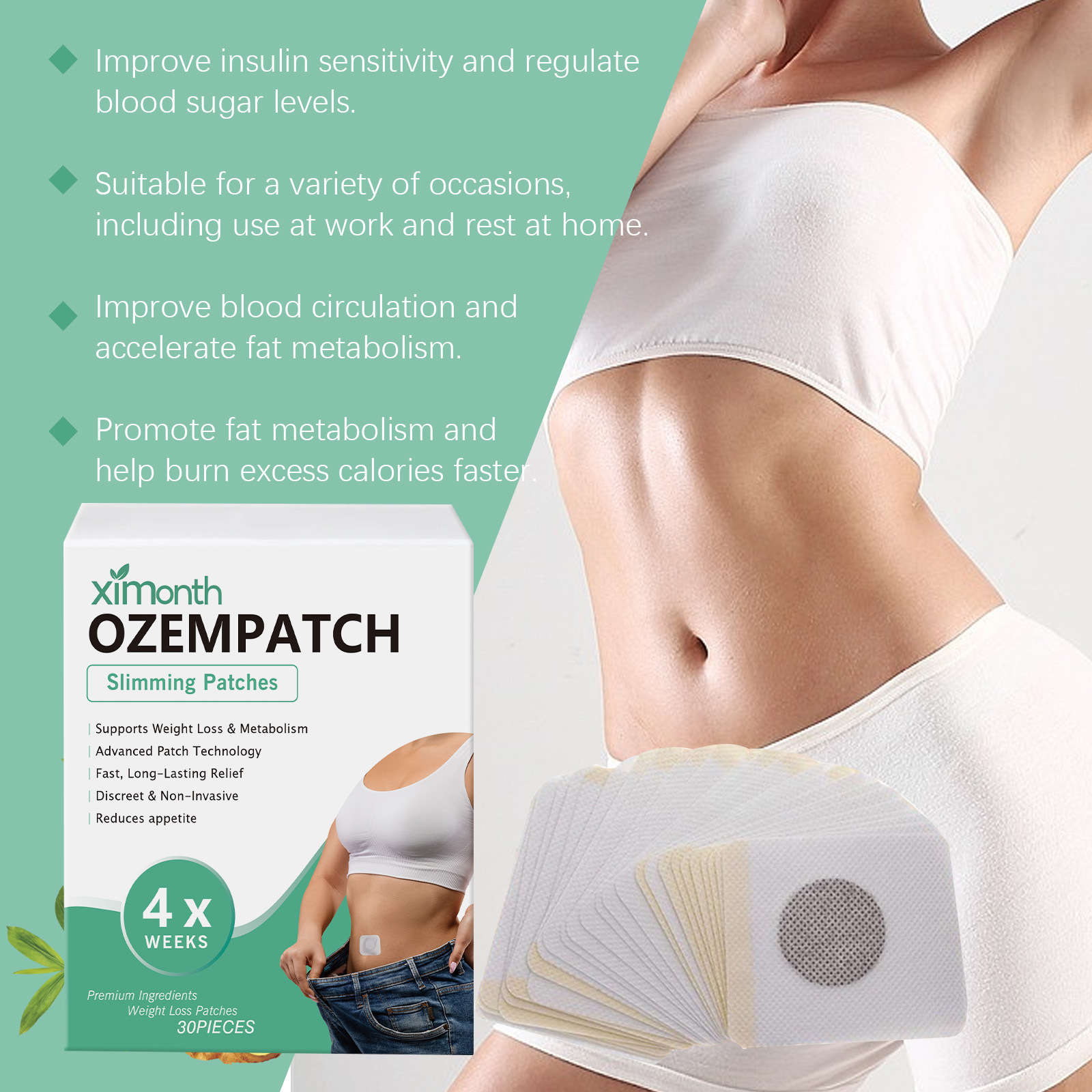 Ximonth Body Shaping Patches I - Herbal Wellness Patches recensie en prijs