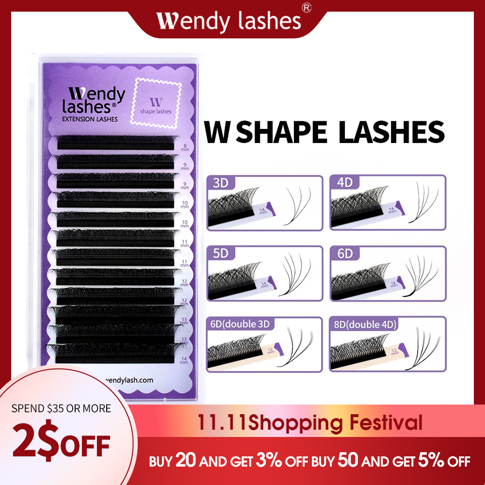Wendy Lashes W Shape Bloom 3D/ - Red Clover Flower recensie en prijs