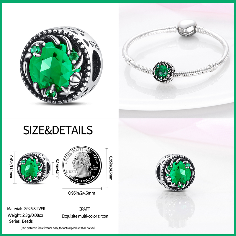 925 Sterling Silver Tree of Li - Red Clover Flower recensie en prijs