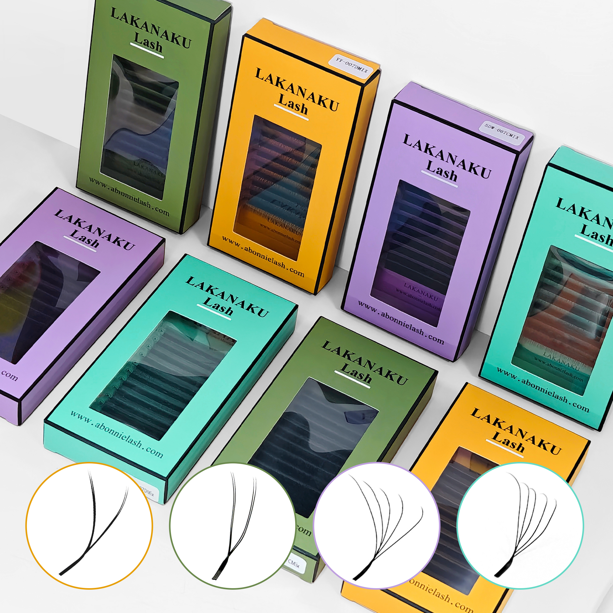 LAKANAKU Angle Lashes YY 5D W  - Red Clover Flower recensie en prijs