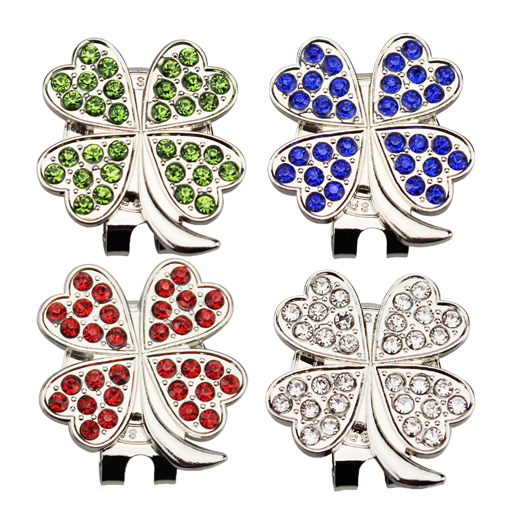 Golf Ball marker with diamond  - Red Clover Flower recensie en prijs