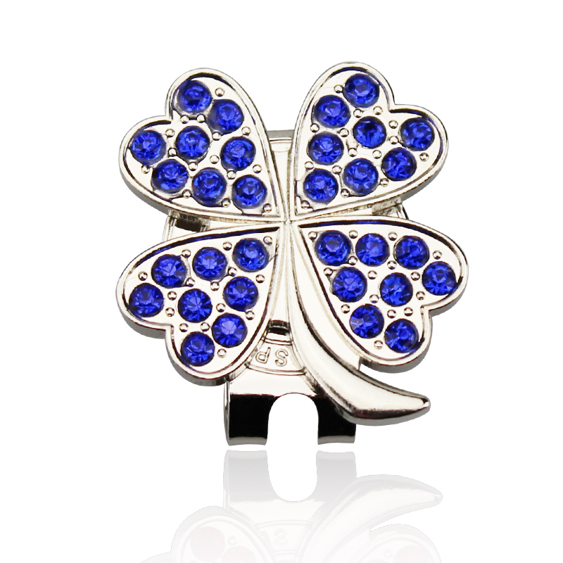 Golf Ball marker with diamond  - Red Clover Flower recensie en prijs