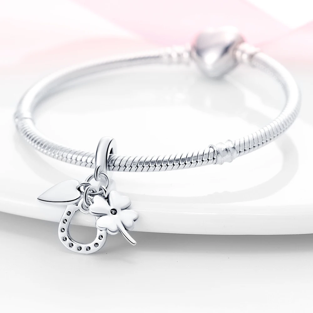 925 sterling silver green hors - Red Clover Flower recensie en prijs