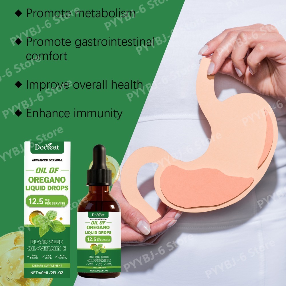 Oregano Oil Liquid Drops 60ml  - Herbal And Wellness recensie en prijs