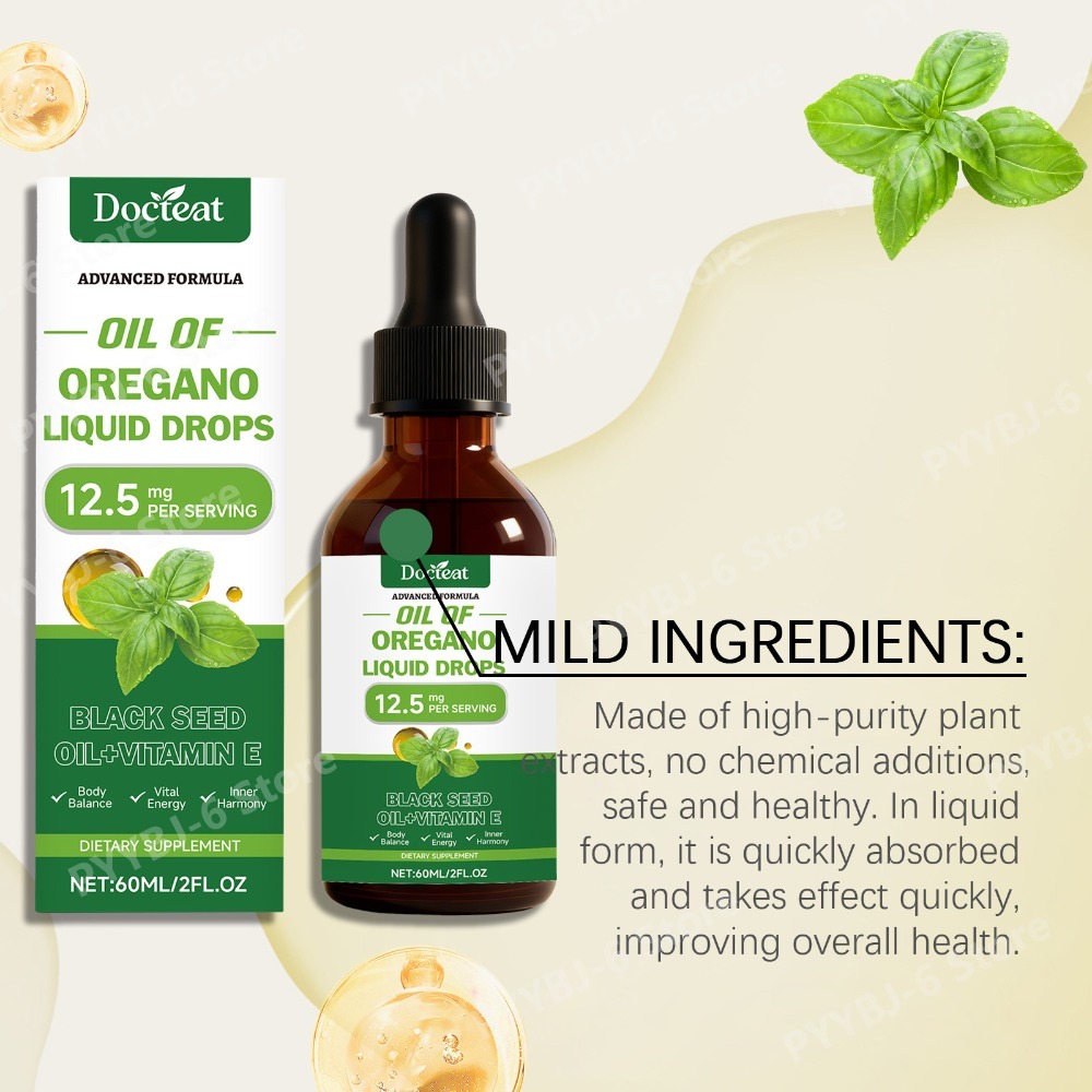 Oregano Oil Liquid Drops 60ml  - Herbal And Wellness recensie en prijs