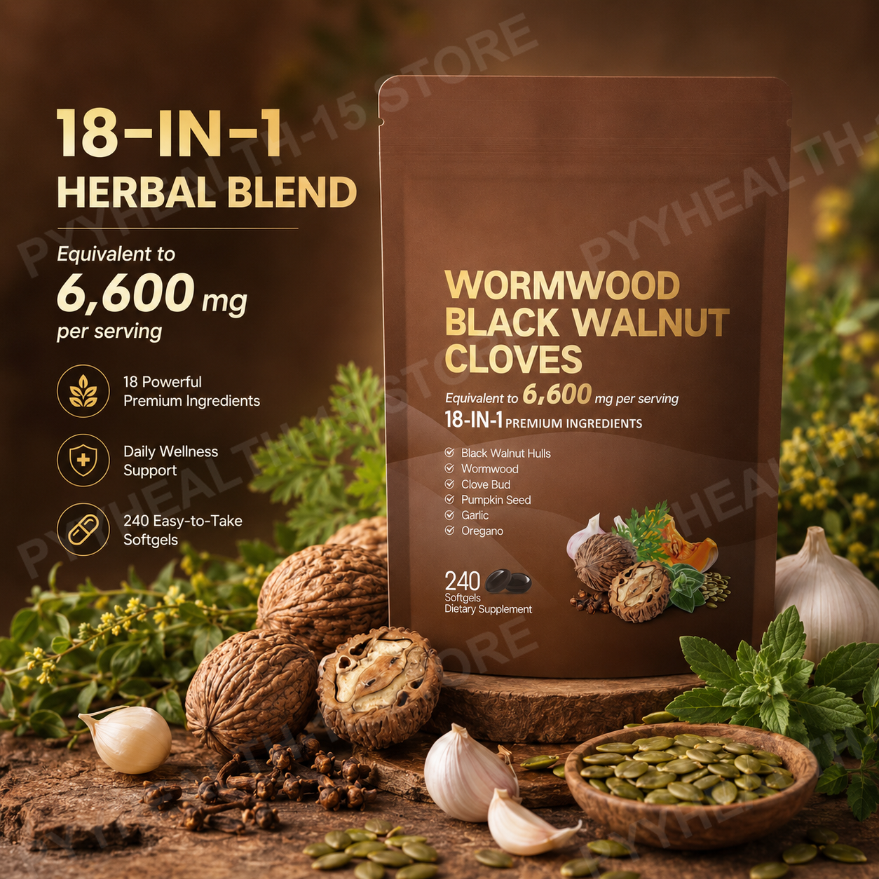18-in-1 Wormwood Black Walnut  - Herbal And Wellness recensie en prijs